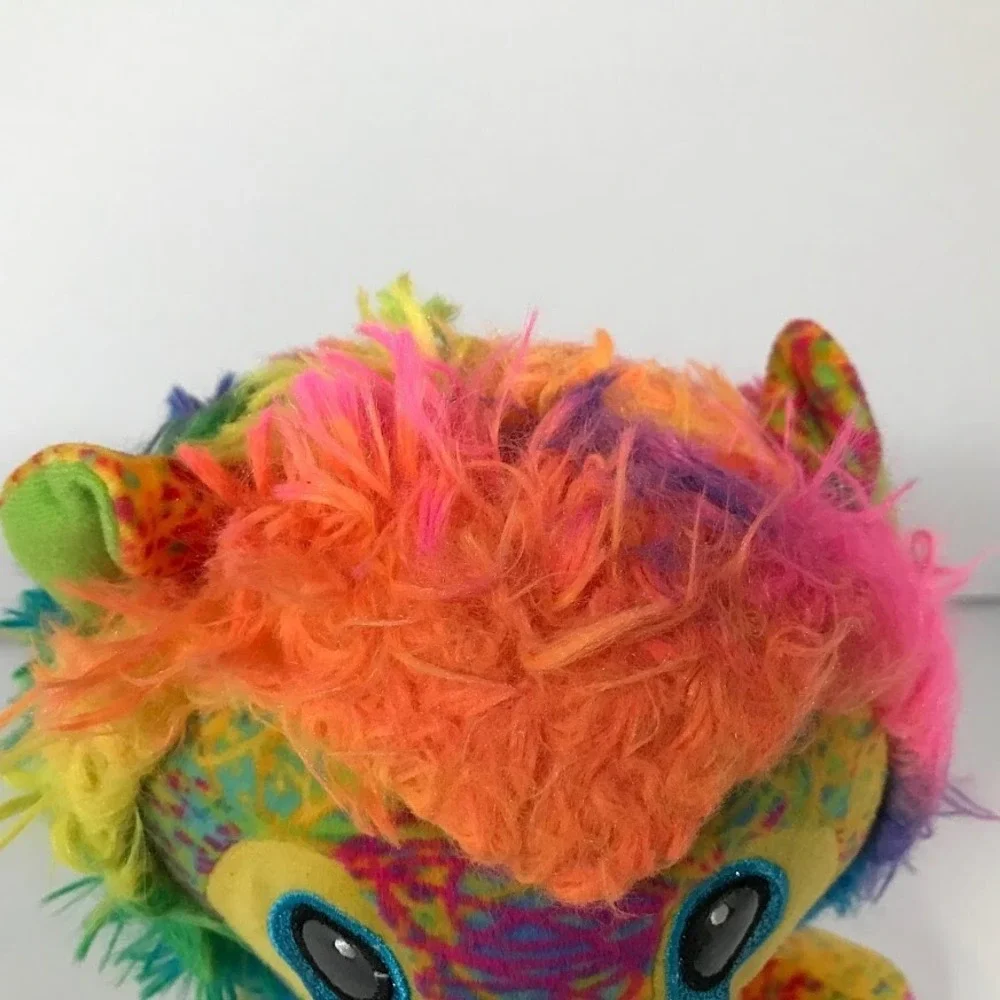 Girl Scouts 10 Inch Yellow Lion Plush Rainbow Mane Stuffed Animal 75120
